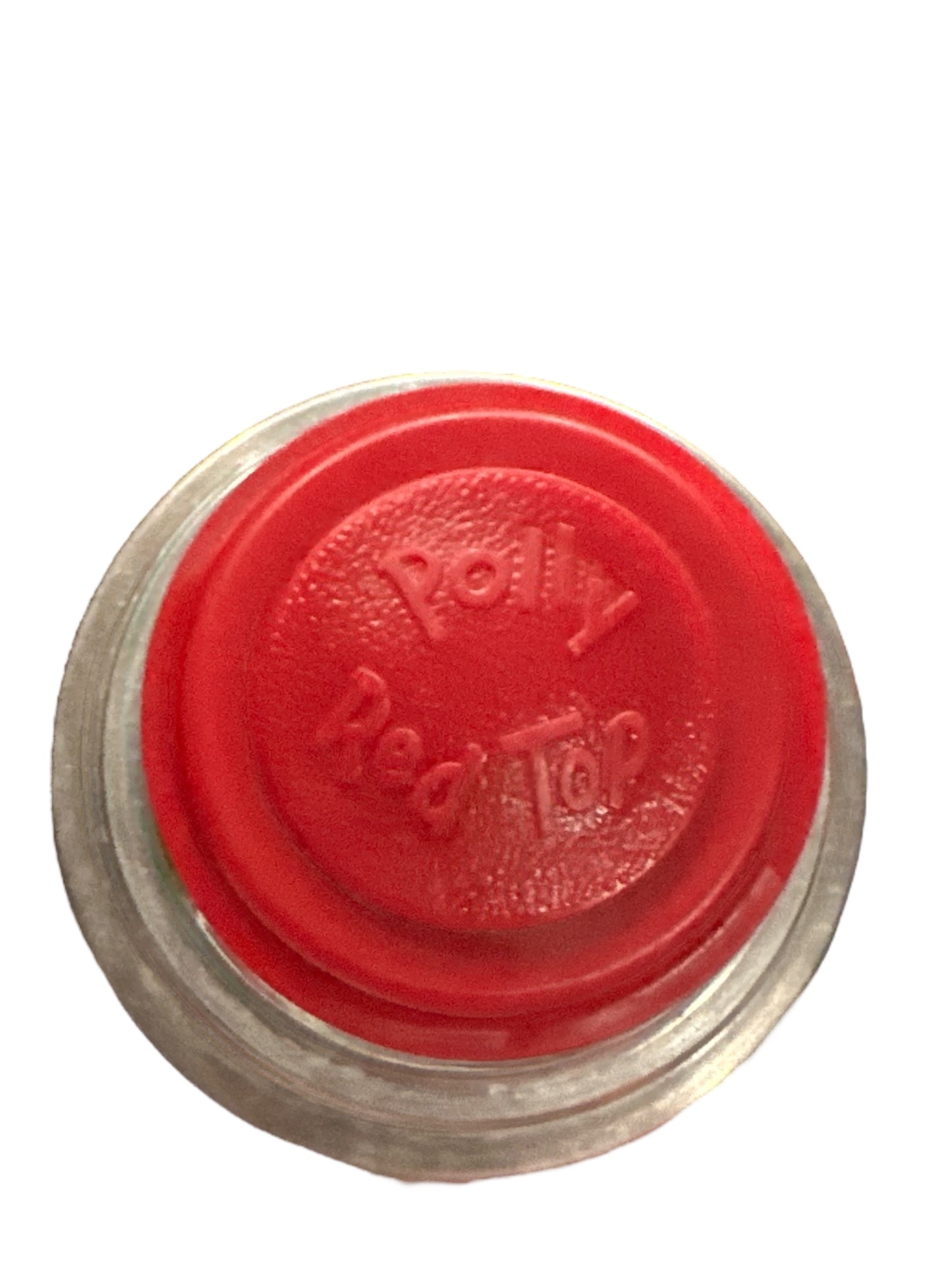 Vintage 1960s Ribbed Aluminum Polly Red Top 14 inch Thermos