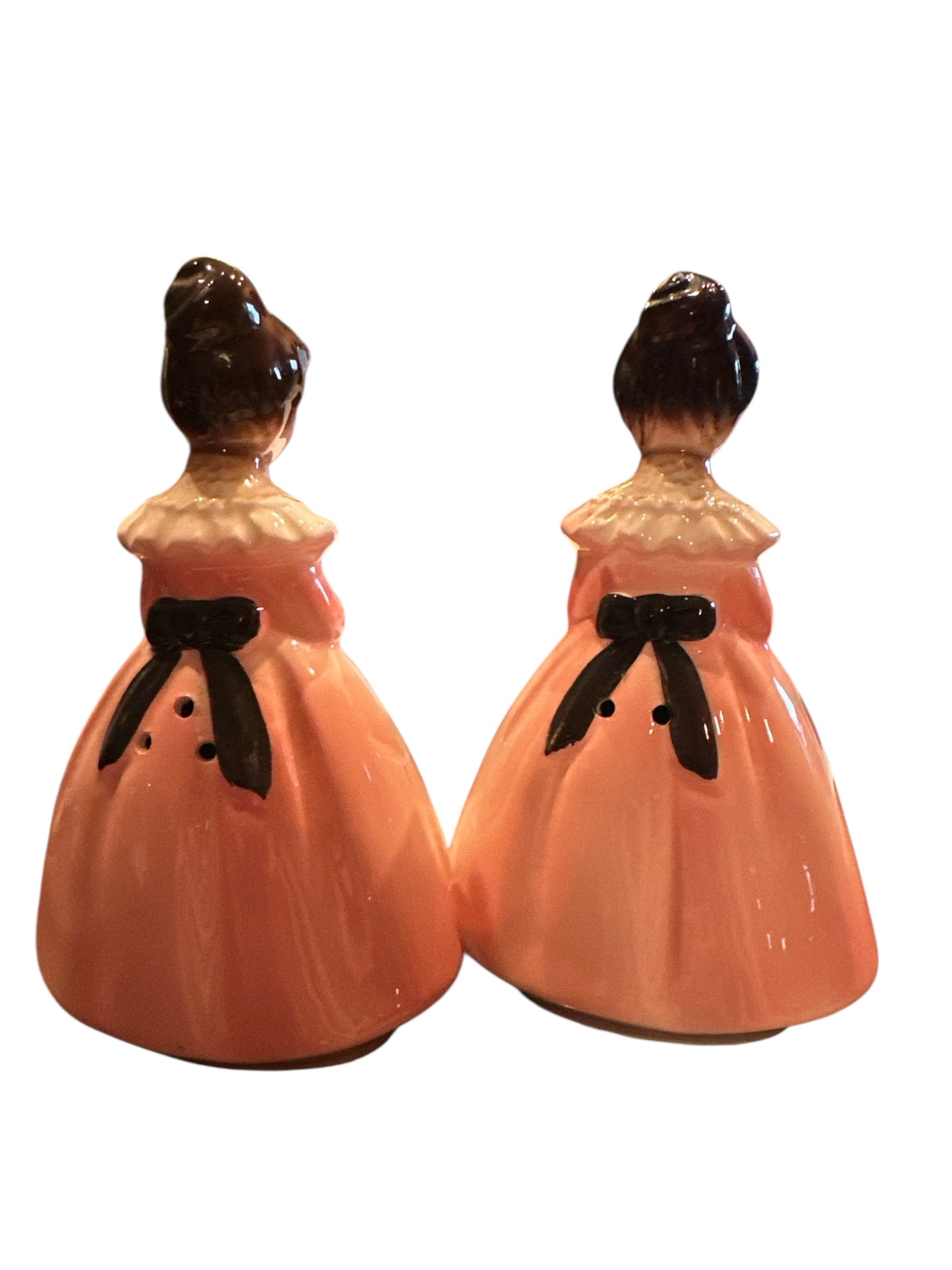 Vintage Enesco Mother in the Kitchen Prayer Lady Salt and Pepper Shakers Set