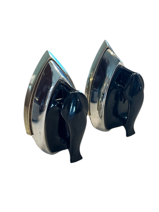 Vintage Kitsch Steam Iron Salt and Pepper Shakers