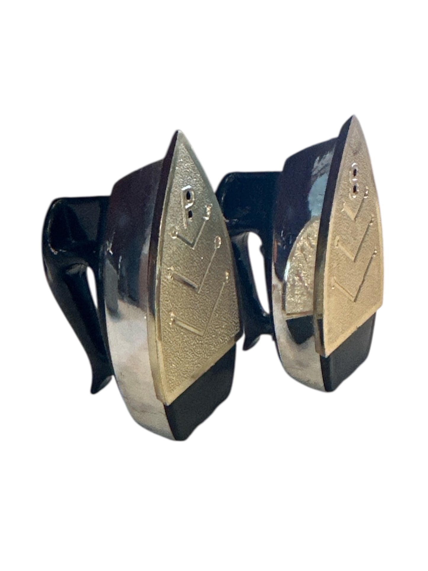 Vintage Kitsch Steam Iron Salt and Pepper Shakers