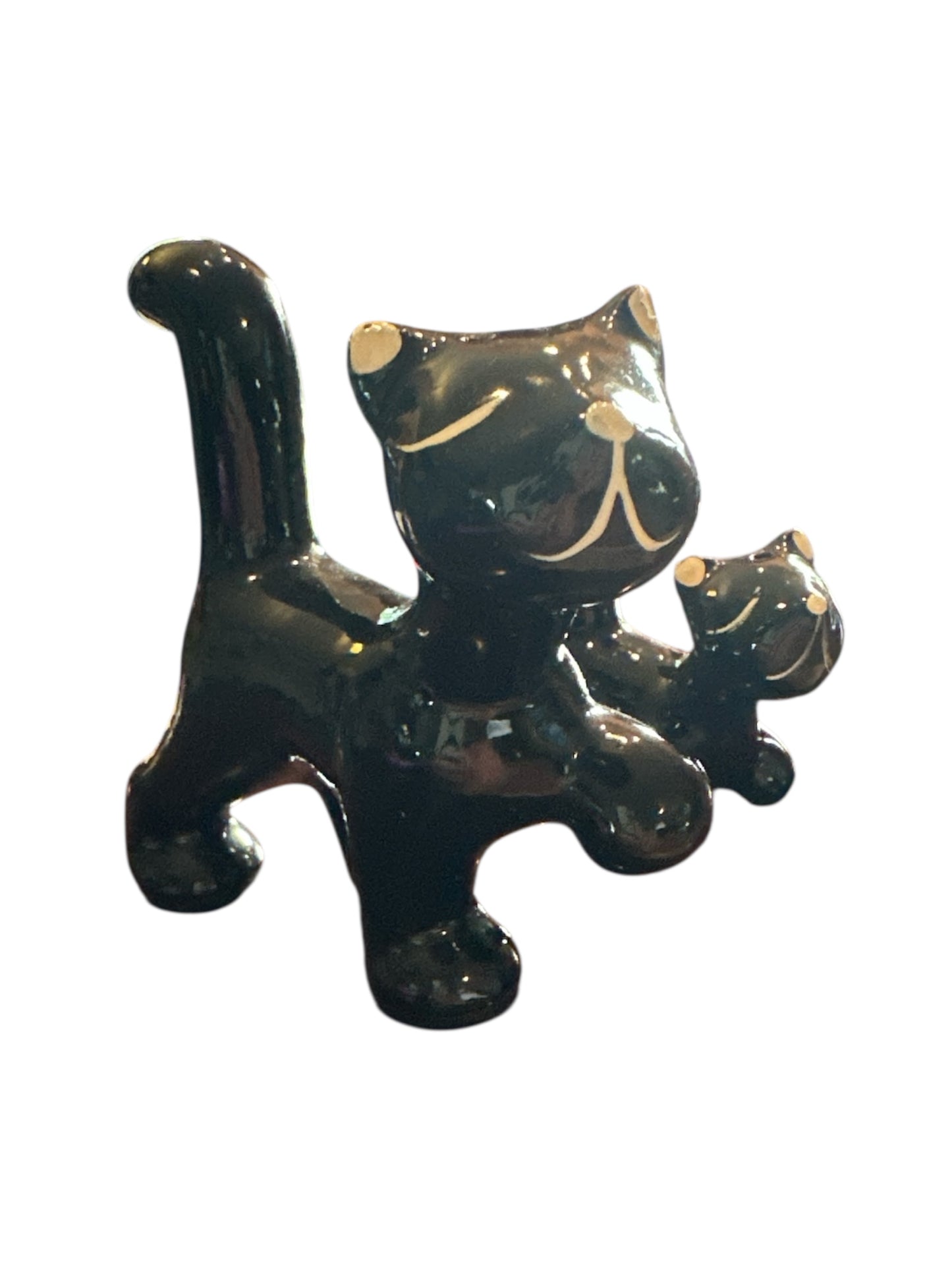 MCM Black Cat Salt and Pepper Shakers