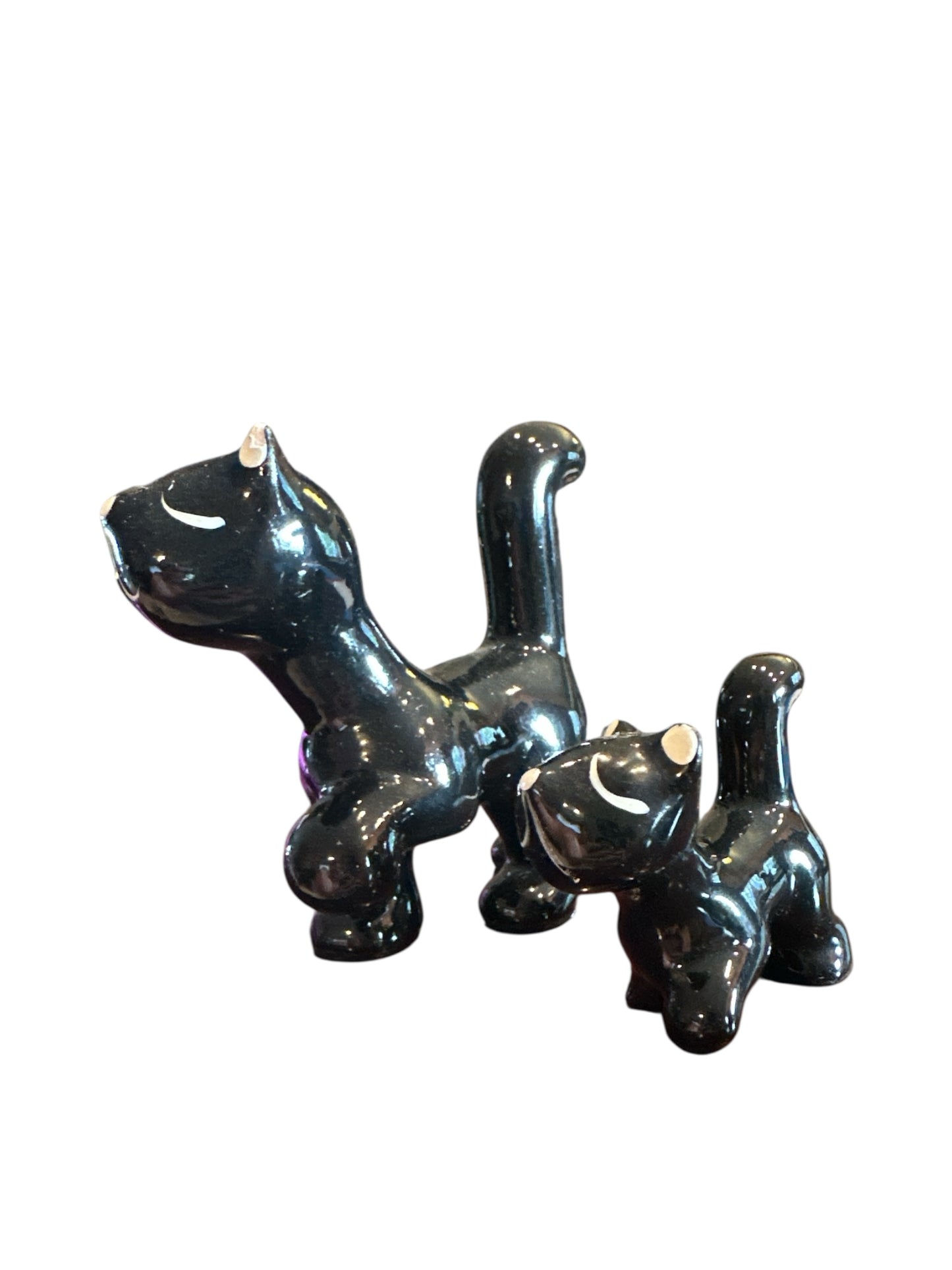MCM Black Cat Salt and Pepper Shakers