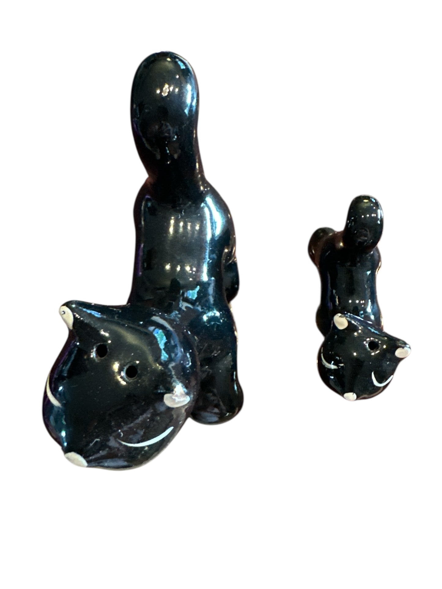 MCM Black Cat Salt and Pepper Shakers